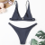 Swimsuit Wireless Cup Simple Plain Swimsuit Fashion Sexy Bikini Foreign Trade Direct Sales