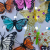 Simulation Butterfly Three-Dimensional Decoration, True Feathers Butterfly, Simulation Colorized Butterfly, Feather Butterfly Accessories