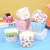 Cross-Border Cake Paper Cups Square Disposable Paper Cups Heatproof Baking Muffin Cup Hokkaido Waterproof Oil-Proof Paper Cup