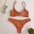 Swimsuit Wireless Cup Simple Camisole Swimsuit Fashion Sexy Bikini Foreign Trade Direct Sales