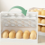 Factory Can Flip Three Layers 30 Pieces Egg Storage Box Household Kitchen Egg Holder Egg Holder Refrigerator Storage Box Side Door