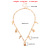 Ornament Fashion Trend Padlock Key Pendant Female Necklace Amazon Europe and America Cross Border Temperament Punk