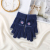 New Crystal Woolen Thickened Velvet Chrysanthemum Women's Touch Screen Mink Velvet Knitted Jacquard Touch Screen Gloves