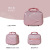 Two-Piece ABS Leisure Suitcase Universal Wheel Men's and Women's Zipper Password Boarding Bag Trolley Case Customizable Logo