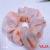Forever Love Love Pink Trending Girl Floral Large Large Intestine Hair Band Temperament Wild Hair Rope Fresh Simple Hair Ring