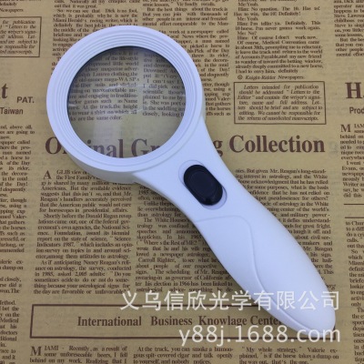 New TH-600559H Handheld with 6 LED Lights Elderly Reading Magnifying Glass