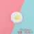 Simulation Poached Egg DIY Resin Accessories Creative Ornament Refridgerator Magnets Material-G3