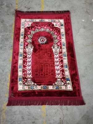 Qibla Mat Prayer Mat Foreign Trade Middle East Muslim Gold Brick Fluffy Rug Floor Mat Foreign Trade Floor Mat Carpet