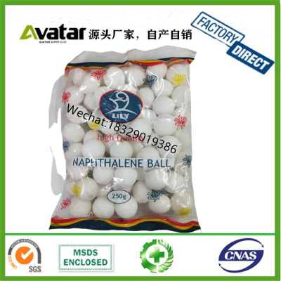 LILY high Quality NAPHTHALENE BALL Mothballs Pesticide Insect Control Camphor Tablet