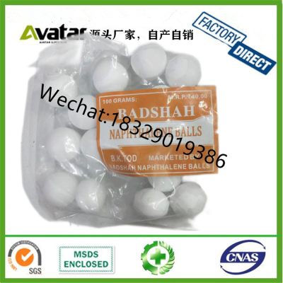 99%purity refined pure white eco-friendly,other household chemicals ,stocked naphthalene/camphor/ moth balls in bulk