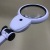 New 3b-1e Folding Handheld Desktop 18 LED Lights Magnifying Glass with Mother-Baby Magnifying Glass Gift Magnifying Glass for the Elderly