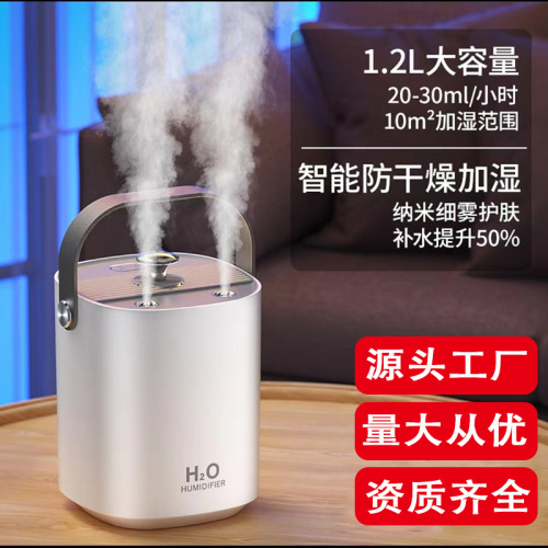 foreign trade dedicated double spray humidifier large capacity water shortage automatic power off protection 4000 large battery portable atomizer