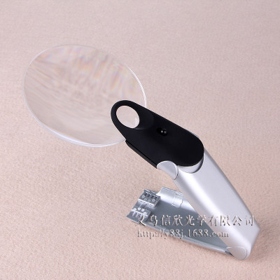 Multifunctional Magnifying Glass Creative Foldable Portable Magnifying Glass High Quality LED High Power Magnifying Glass Origin Supply