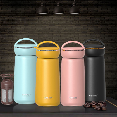 Pinkah Vacuum Cup Simple Coffee Cup Portable 316 Stainless Steel Customizable Water Cup Fashion Cup