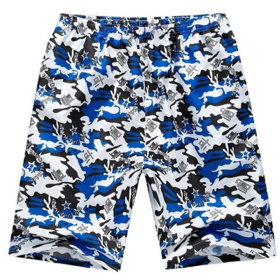 Shorts Men's Summer Camouflage Casual Five Points Pirate Shorts Men's Beach Pants Loose Beach Big Flower Fashion Swimming Trunks Men