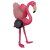 3D Simulation Long Leg Flamingo Refridgerator Magnets Magnetic Home Crafts Decorations
