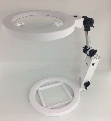 New 3b-138c HD, Large Mirror with LED and Other Bench Magnifiers