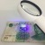 New 7 Times Three LED Lights UV Fake Currency Detection Handheld HD High Multiple Reading New Plastic Magnifying Glass 6h-3