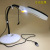 New Dt120ac Dimmable LED Bench Magnifiers USB Rechargeable 2 Times 6 Times