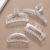 Women 'S Korean-Style Solid Color Transparent Side Clip Simple Joker Hairclip Grip Half-Scratch Hair Shower Updo Hair Accessories Hairpin