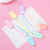  Creative Solid Color Small Popsicle Fluorescent Pen Portable Mini Fluorescent Pen Ice Cream Fluorescent Hand Account Pe