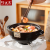 Ceramic Pot King High Temperature Resistant Chinese Retro Ceramic Casserole Household Gas Stew Pot Soup Ceramic Pot "Tang Flavor Pot 」