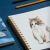 A4 Cartoon Cute Cover Blank Inner Page Exquisite Mark Book Twin Coil Painting Art Student Hand-Painted Sketch Book