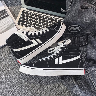 Men's Shoes Spring and Summer Cloth Shoes Korean Style Fashionable All-Match Casual Board Shoes Student Breathable Canvas Tide Shoes
