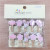 Fresh Pink Small Flower Photo Folder Snack Clip Memo Pad Holder Wooden Clip