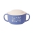 J06-6540 Children Harness Tureen Creative Feeding Tableware Baby Cartoon Pairs Handle Bowl Portable and Cute Solid Food Bowl