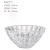 Light Luxury Crystal Glass Fruit Plate Household Living Room Coffee Table Fruit Basket Creative Simple Candy Dry Snack Dish Ornaments