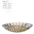 Light Luxury Crystal Glass Fruit Plate Household Living Room Coffee Table Fruit Basket Creative Simple Candy Dry Snack Dish Ornaments