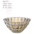 Light Luxury Crystal Glass Fruit Plate Household Living Room Coffee Table Fruit Basket Creative Simple Candy Dry Snack Dish Ornaments