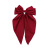 French Hepburn Style Satin Ribbon Big Bow Hairpin Women's All-Match Spring Clip Textured Hairpin High-End Hair Accessories