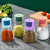 Quantitative Seasoning Jar Press-Type Household Kitchen Container Metering Control Salt Bottle MSG Spice Jar