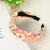 Korean Vintage Floral Daisy Headband Wide Side Simplicity Internet Celebrity Ins Spring and Summer Fashion Fabric Korean Face Wash Hair Bands
