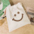 Korean Style Ins Cartoon Cloud Bear Smiley Face Girl Heart Student Travel Storage and Carrying Canvas Bag Drawstring Drawstring Pocket