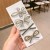 MIZI Pearl Hairpin Sets BB Clip High-Grade Metal Duckbill Clip Temperament Cropped Hair Clip Side Bangs Rhinestone Bobby Pin hair accessories