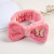 Korean Style Cute Bow Headband Butterfly Embroidery Plush Face Wash Makeup Bandeau Hair Band Hair Accessories for Women in Stock Wholesale