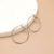 2022 New Accessories Metal Eardrop Earring High Quality Earrings Minority Simple Silver Pin Earrings Temperament