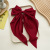 French Hepburn Style Satin Ribbon Big Bow Hairpin Women's All-Match Spring Clip Textured Hairpin High-End Hair Accessories