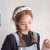 Autumn Korean Style All-Match Polka Dot Sponge Headwear High-Profile Figure Retro French Women's Headband