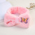 Korean Style Cute Bow Headband Butterfly Embroidery Plush Face Wash Makeup Bandeau Hair Band Hair Accessories for Women in Stock Wholesale