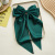 French Hepburn Style Satin Ribbon Big Bow Hairpin Women's All-Match Spring Clip Textured Hairpin High-End Hair Accessories