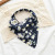 Headcloth Broken Flower Triangle Shawl Dot Headband Women's All-Match Large Intestine Elastic Band Hair Rope Wholesale Cross-Border Headband