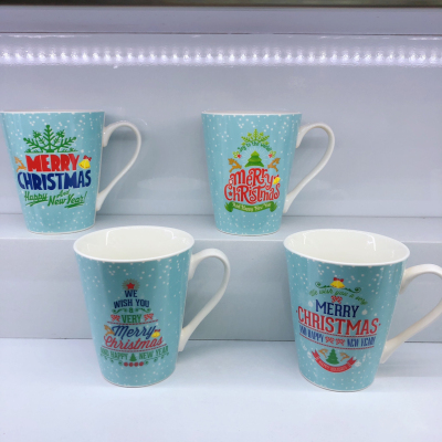 Ch811 Creative Christmas Gift Mug Household Supplies Ceramic Cup Christmas Gift Set Water Cup2023