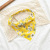 Headcloth Broken Flower Triangle Shawl Dot Headband Women's All-Match Large Intestine Elastic Band Hair Rope Wholesale Cross-Border Headband