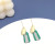 Earrings 2022 New Fashion Earrings Female Korean Simple Graceful Ins Personality Black Studs Online Influencer Eardrops