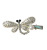 Internet Celebrity Korean Style Elegant Animal Bow Clip Cute Bangs Rhinestone Side Summer Ins Style Duckbill Clip