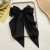 French Hepburn Style Satin Ribbon Big Bow Hairpin Women's All-Match Spring Clip Textured Hairpin High-End Hair Accessories